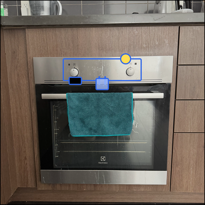 This is an example of an environment based interaction, based on the kitchen oven, the switch is closed when the oven door is closed.