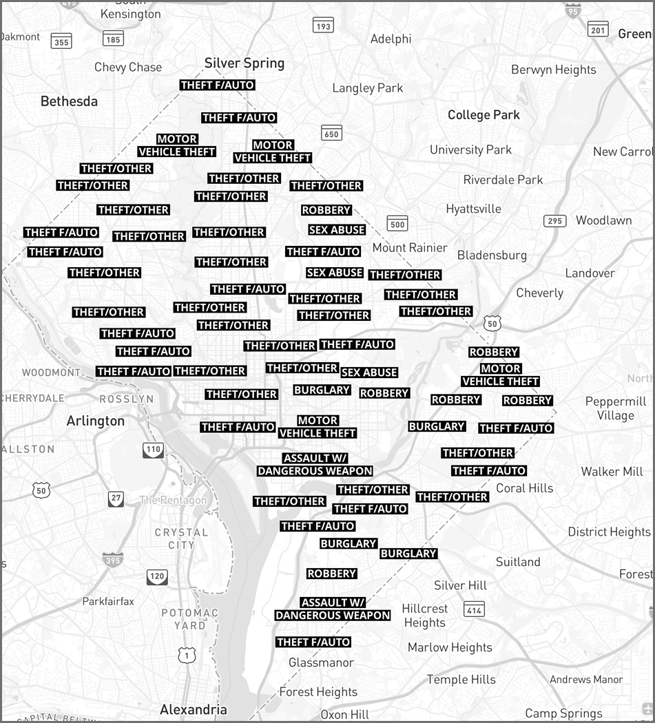 Experimenting with text styles of the dataset I chose.